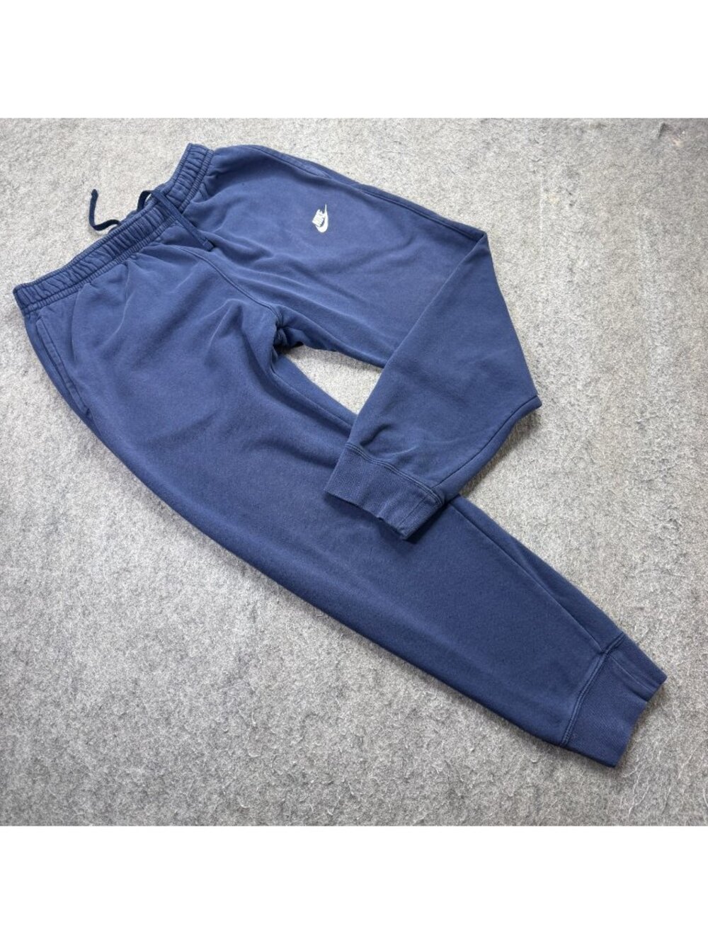 Nike Sportswear Club Fleece Joggers Men L Blue Tapered 28" Sweatpants BV2671 b59